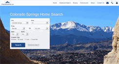 Desktop Screenshot of cospringshomefinder.com